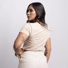 Cropped Estonado Areia - Conhece a Tia4