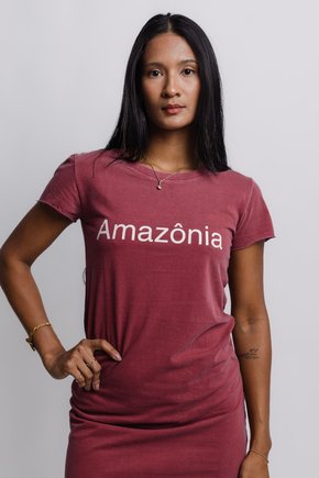 Vestido Estonado Midi TerraCota - Amazônia