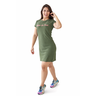 Vestido Estonado Curto Verde Musgo - Belém do Pará - Verde Musgo