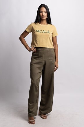 Cropped Estonado Caramelo - Tacacá