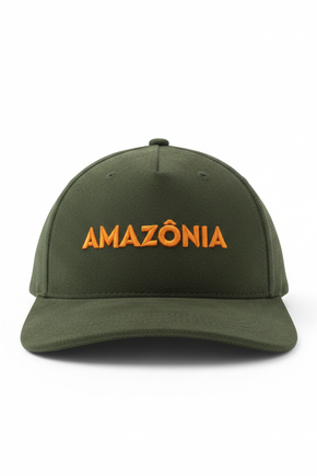 Boné Trucker Verde Musgo - Amazônia