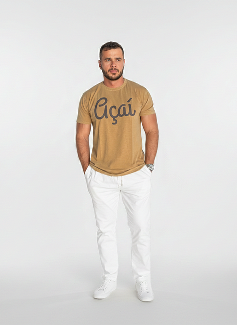 CAMISA EST CARAMELO ACAI
