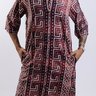 Chemise Atena Gola Padre - Marajoara Tons Terrososdetalhe