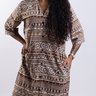 chemise barrados tonsneutros detalhe