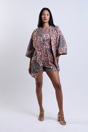 Kimono - Marajoara Pratos e texturas