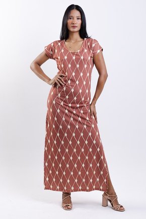 Vestido Jeri - Indígena Vermelho