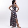 Vestido Hortência - Indígena Preto e Vermelho5