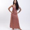 Vestido Hortência - Indígena Vermelho