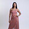 Saia Pareo - Indígena Vermelho detalhe