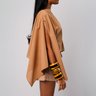 Blusa Túnica Algodão Natural Assimétrica1