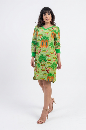 vestido ribana ribeirinho frente