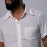 camisa masculina off white paraty detalhe 2