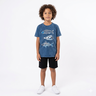 camisa infantil peixes marinho