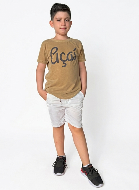 camiseta infantil acai caramelo