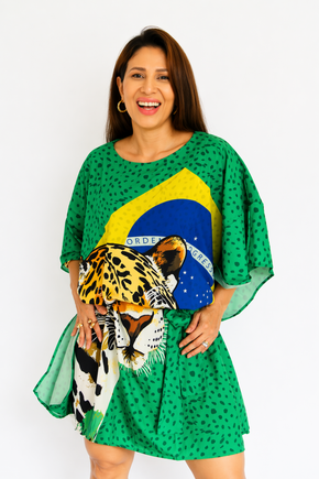 Kaftan Atena Verão - Bandeira Br Onça