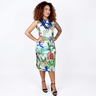 vestido classico midi tucano arara cabana