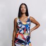 vestido canelado vibrante detalhe