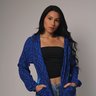 jaqueta corta vento arara azul