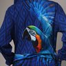 jaqueta corta vento ararar azul