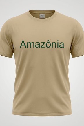 Camiseta Estonada - Caqui - Amazônia
