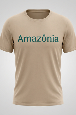 Camiseta Estonada - Areia - Amazônia 