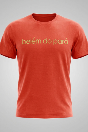 Camiseta Estonada - Coral - Belém-PA