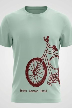 Camiseta Amazônia Sucesso - Bicicleta Cesto Açaí